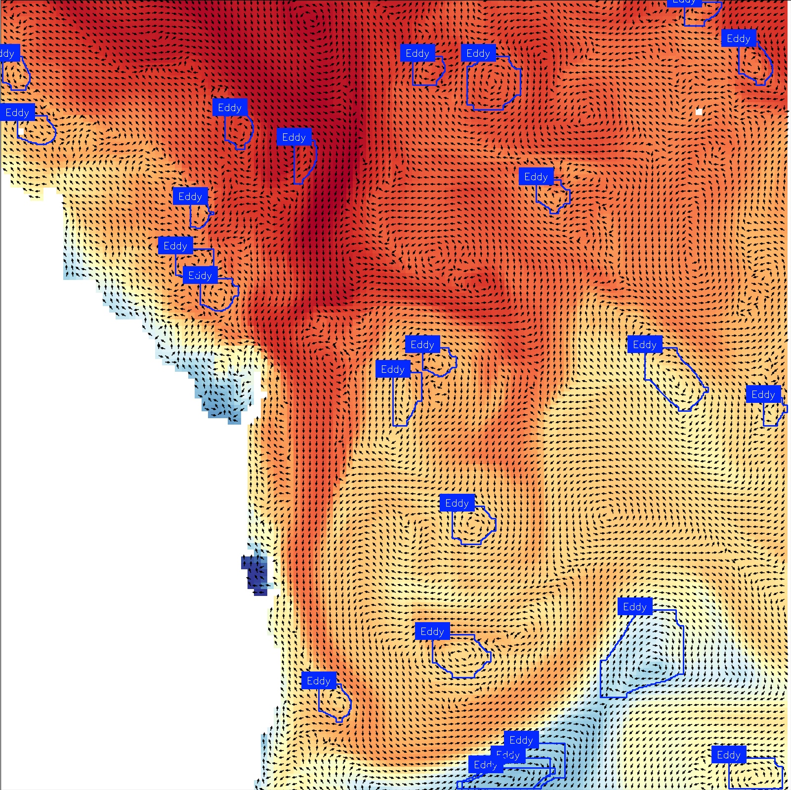 Ocean Eddy Segmentation